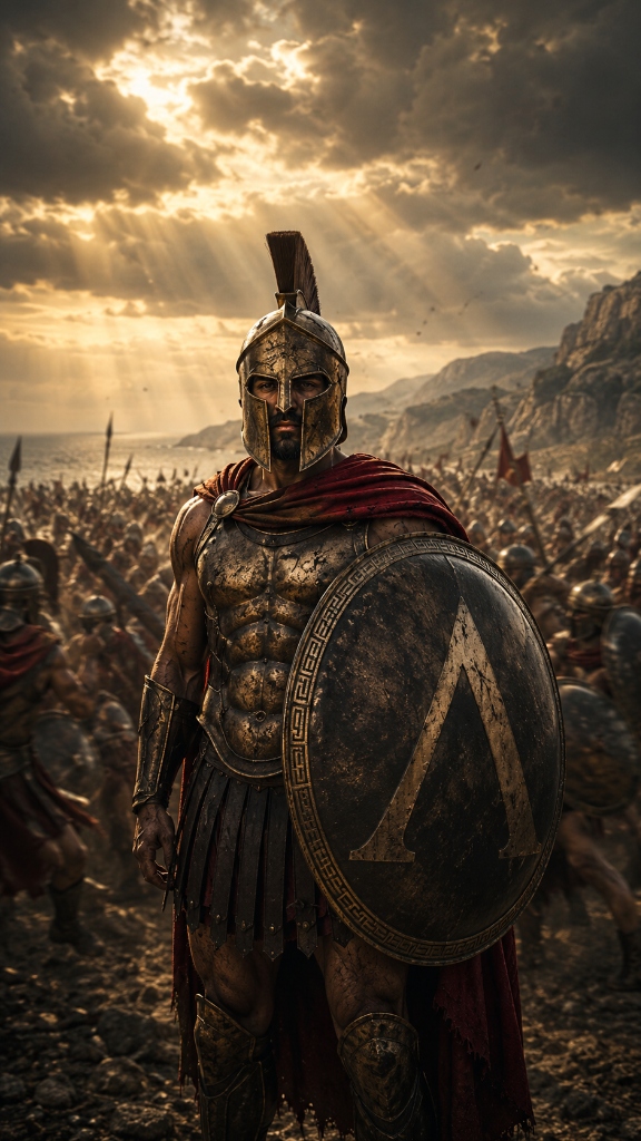 Spartan Warrior — Cinematic Concept Art